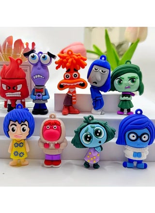 9 Assorted Inside Out Emotion Characters Silicone Set with Joy Fear Anger and Sadness Character Pendant Perfect for Collection Decoration Office or Bed Ornament Can be Used as Keychain for Home Car or Office Keys or Can be Hanged and Clipped on Bag Zippers Can be a Special Souvenir Gift for Your Loved Ones or Those Who Love the Movie Does Not Require Power and is Washable - pzsku/Z2A0B562A23B28E4044E9Z/45/1745074895/281c3450-06ef-4333-b95b-4f744e83f7cc