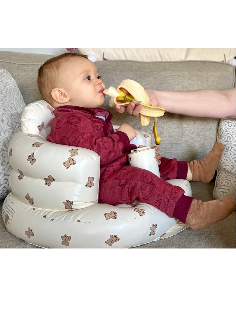 Baby Inflatable Seat for Babies 3 to 36 Months Soft and Safe Adorable Bear Cub Design Perfect for Sitting Up Playing and Bathing Ideal Gift for Newborns and Expectant Mothers - pzsku/Z2A0B6AE2C5F2B9D612F3Z/45/_/1717037690/d591a647-43df-473b-9a4f-834d6568700a