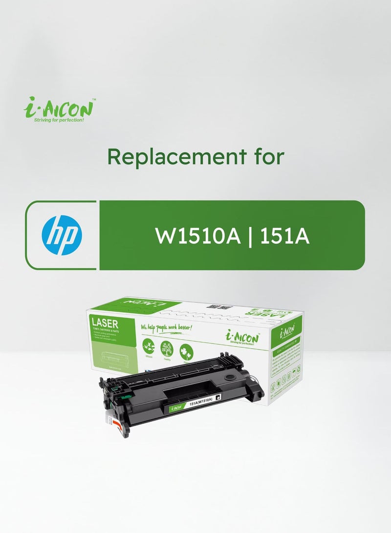 i-Aicon Compatible Laser Toner Black (HP W1510A | 151A) - Image 2