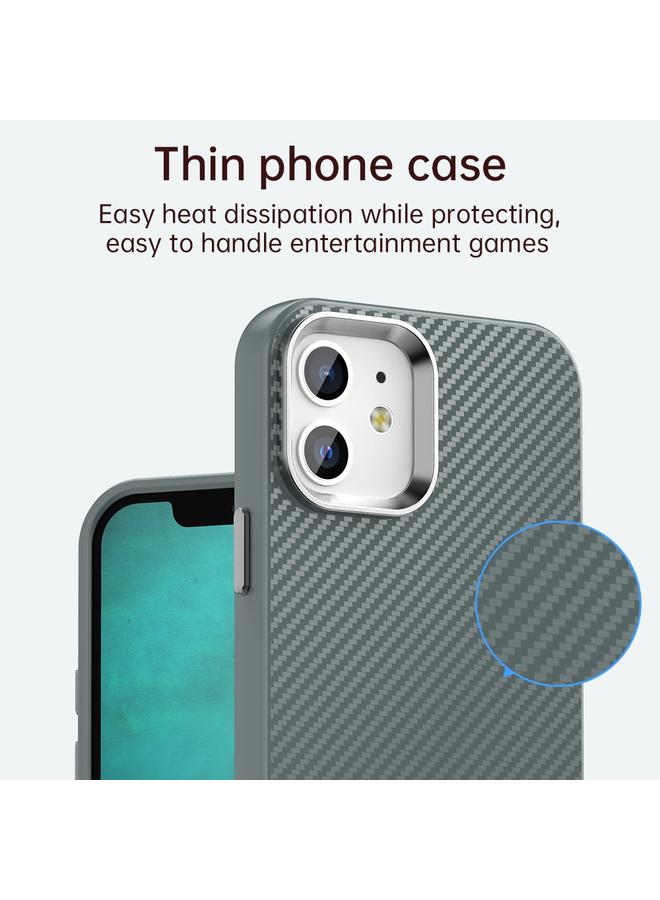 زبون جراب لهاتف iPhone 12 من سلسلة ألياف الكربون IMD - Image 5