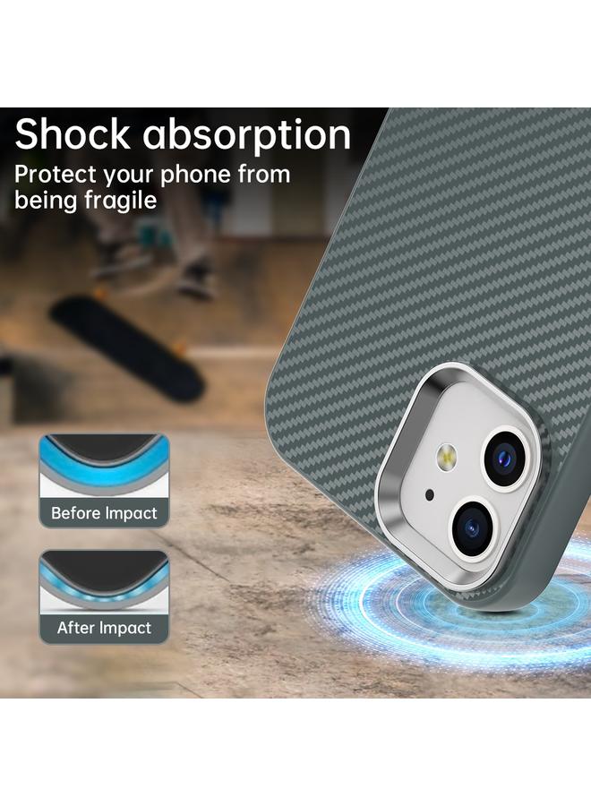 زبون جراب لهاتف iPhone 12 من سلسلة ألياف الكربون IMD - Image 3