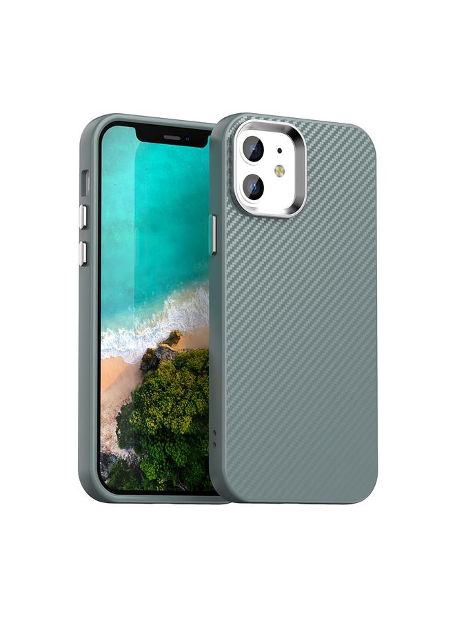 زبون جراب لهاتف iPhone 12 من سلسلة ألياف الكربون IMD - Image 1