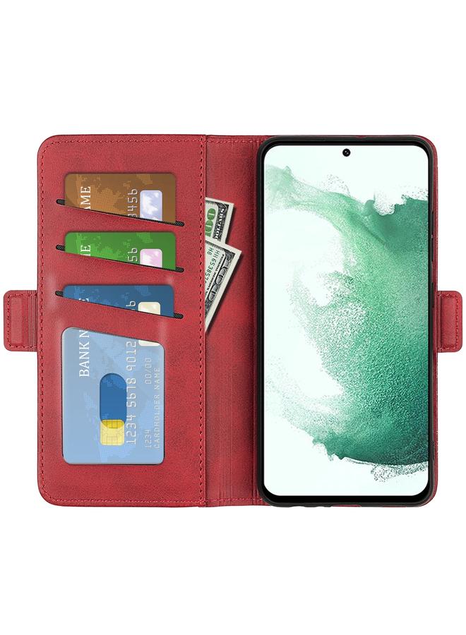 اس-توب جراب لهاتف Samsung Galaxy S23+ 5G جراب هاتف جلدي مزدوج الجوانب بإبزيم مغناطيسي - Image 4