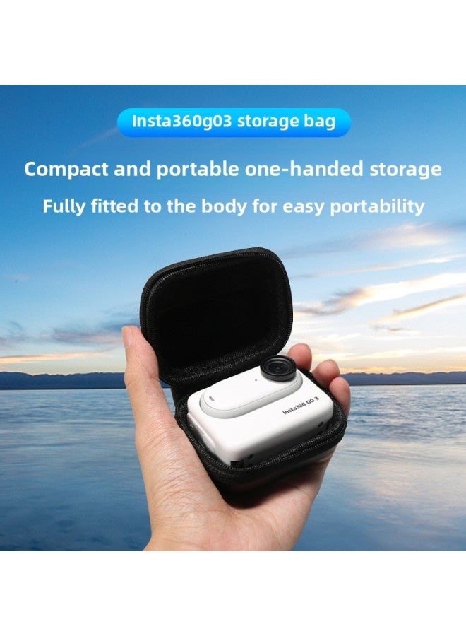 For Insta360 GO3 Storage Bag Shadow Stone GO3S Handbag Portable Protective Box Small Bag Accessories Camera-Color:Black  - Image 2