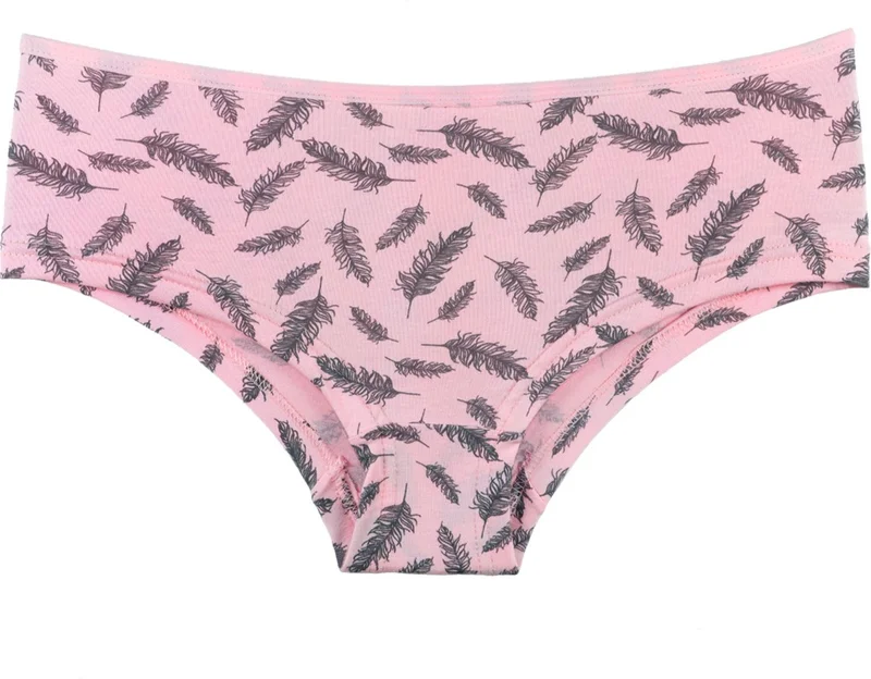 Sensu Women's High Waist Slip Mixed Colors 5-Pack Panties - KTS1143