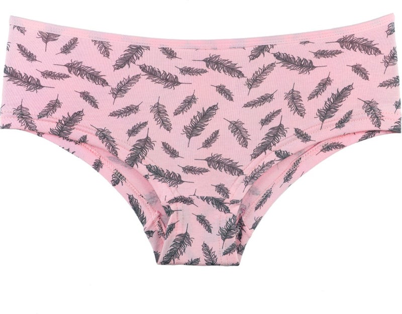Women's High Waist Slip Mixed Colors 5-Pack Panties - KTS1143