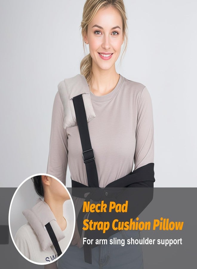 RoamReady Arm Sling Cushion for Neck, Adjustable Sling Neck Cushion Pillow, Cotton Shoulder Support Pad with Seamless Design for Chest Heart Mastectomy Surgery Recovery Gifts - Image 2
