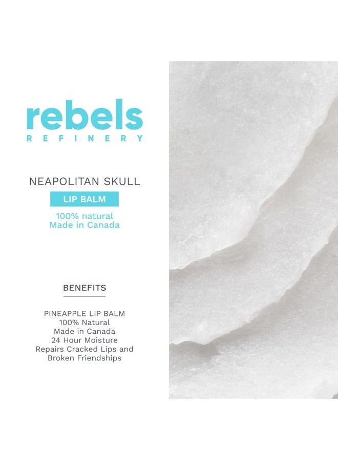 Rebels Refinery 3-Piece Pineapple-Shaped Lip Balm Bundle - Image 2