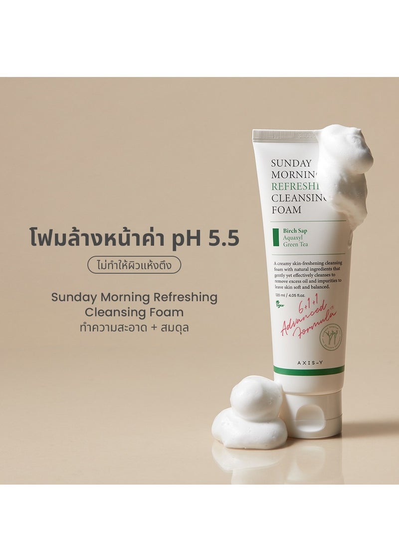 Axis-Y Daily Purifying Treatment Toner 200ml + Sunday Morning Refreshing Cleansing Foam 120ml - Image 4