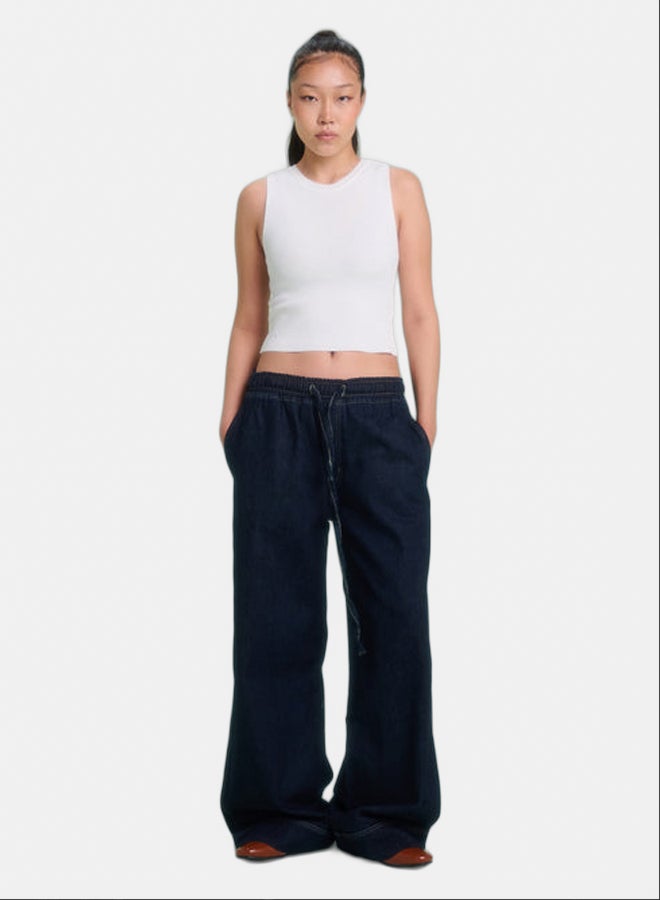 TGS Raw Blue Wide Leg Women Pants - Image 1
