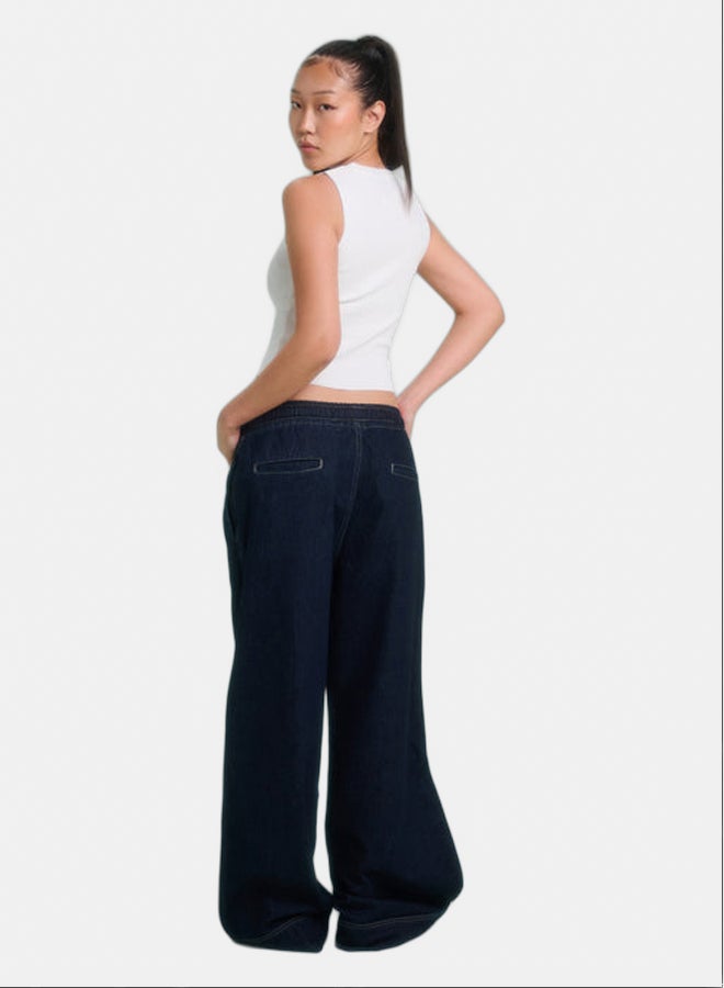 TGS Raw Blue Wide Leg Women Pants - Image 2