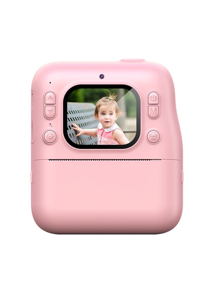 Generic Y300H 2.0 Inch IPS Screen Portable Instant Print Digital Camera HD Video Recorder for Children - Pink - Image 2