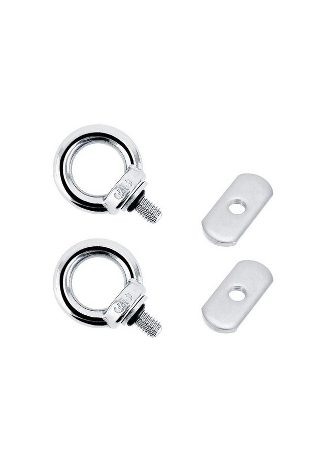 VTurboWay - 4 Pack Track Mount Tie Down Eyelet Hold Bungee Cord Or Ropes Up To 0.6" - Image 1
