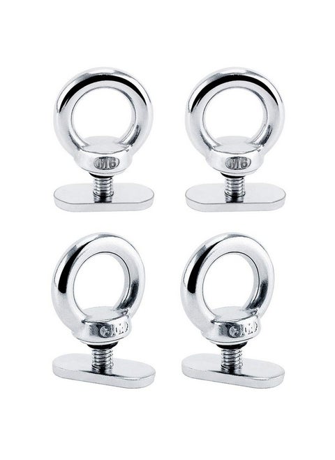 4 Pack Track Mount Tie Down Eyelet Hold Bungee Cord Or Ropes Up To 0.6"