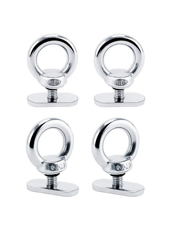 VTurboWay - 4 Pack Track Mount Tie Down Eyelet Hold Bungee Cord Or Ropes Up To 0.6" - Image 1