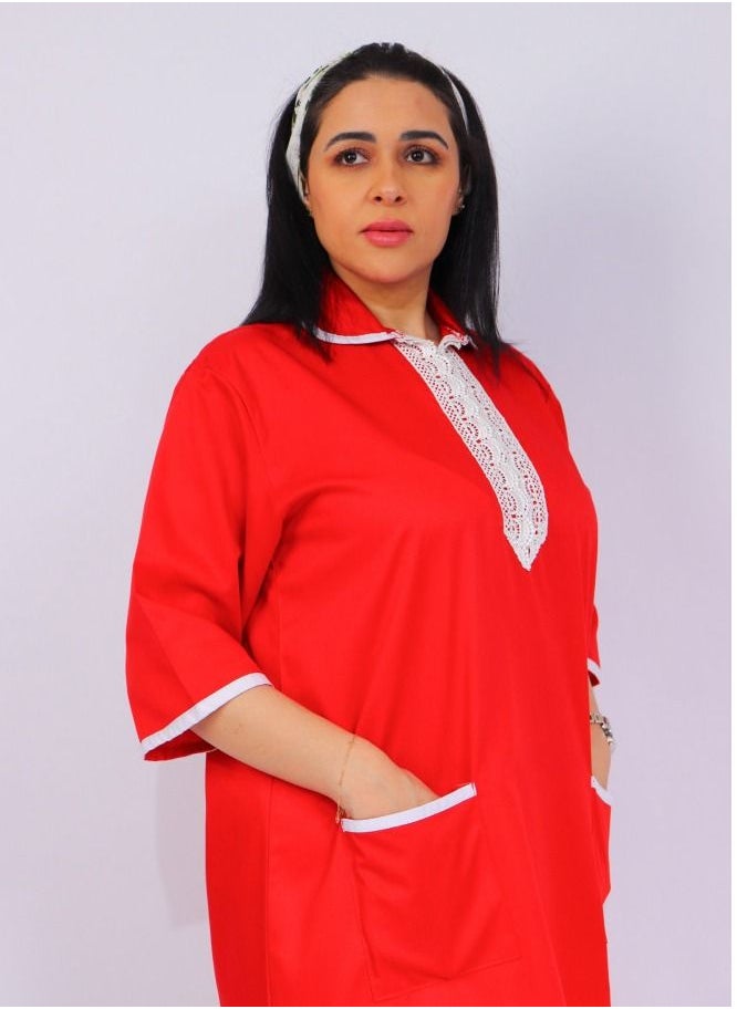 ماركة غير محددة - زي عاملات منزليات موديل كويتي سادة - Image 1