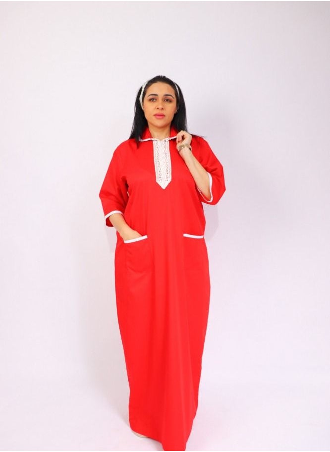 ماركة غير محددة - زي عاملات منزليات موديل كويتي سادة - Image 1