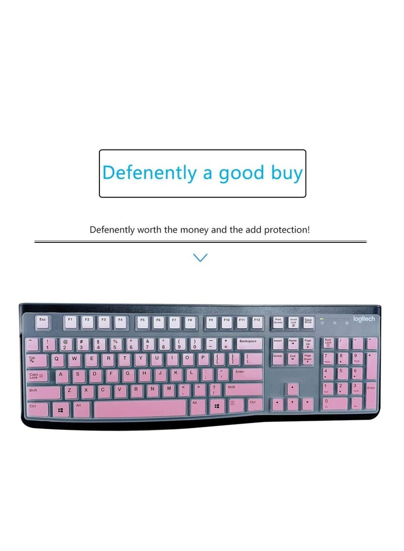Keyboard Cover Skin Protector for Logitech MK120 K120 Wired Keyboard  - Image 3