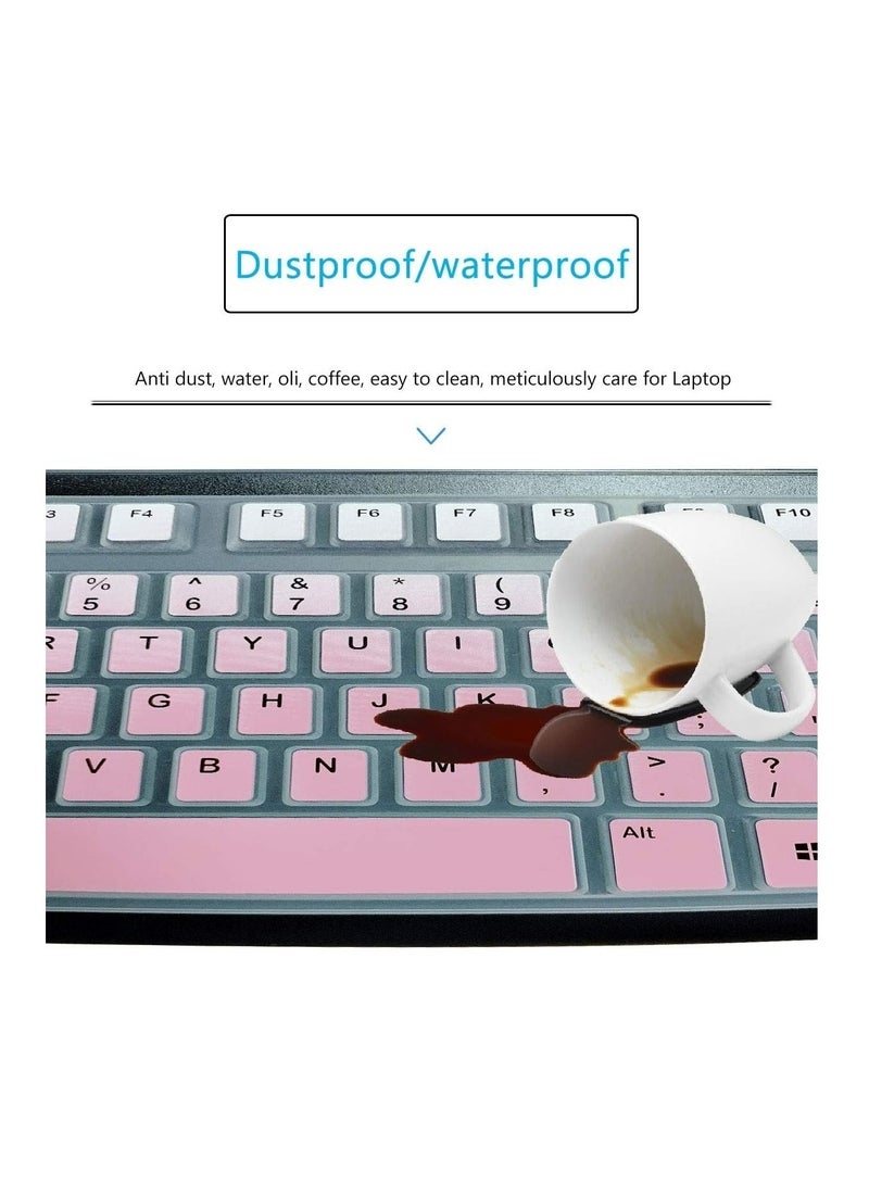 Keyboard Cover Skin Protector for Logitech MK120 K120 Wired Keyboard  - Image 4