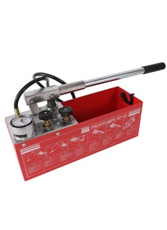 LAWAZIM Hydraulic Manual Pressure Test Pump - Heavy-Duty Hand Operated Hydrostatic Tester with Precise High-Pressure Gauge -for Plumbing, Pipeline, Fire Sprinkler, Boiler and Industrial System Testing  - Image 3