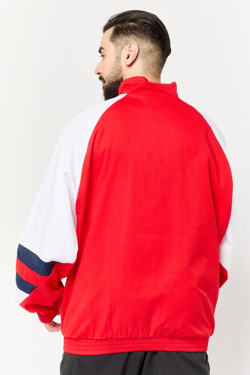 Adidas Men Sportswear Fit Arsenal Icon Top Long Sleeve Football Jacket, Red  - Image 2