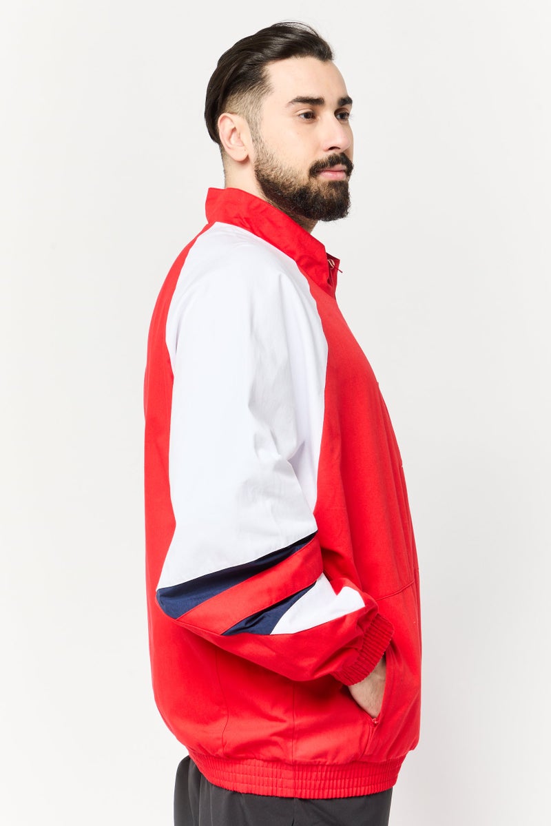 Adidas Men Sportswear Fit Arsenal Icon Top Long Sleeve Football Jacket, Red  - Image 3