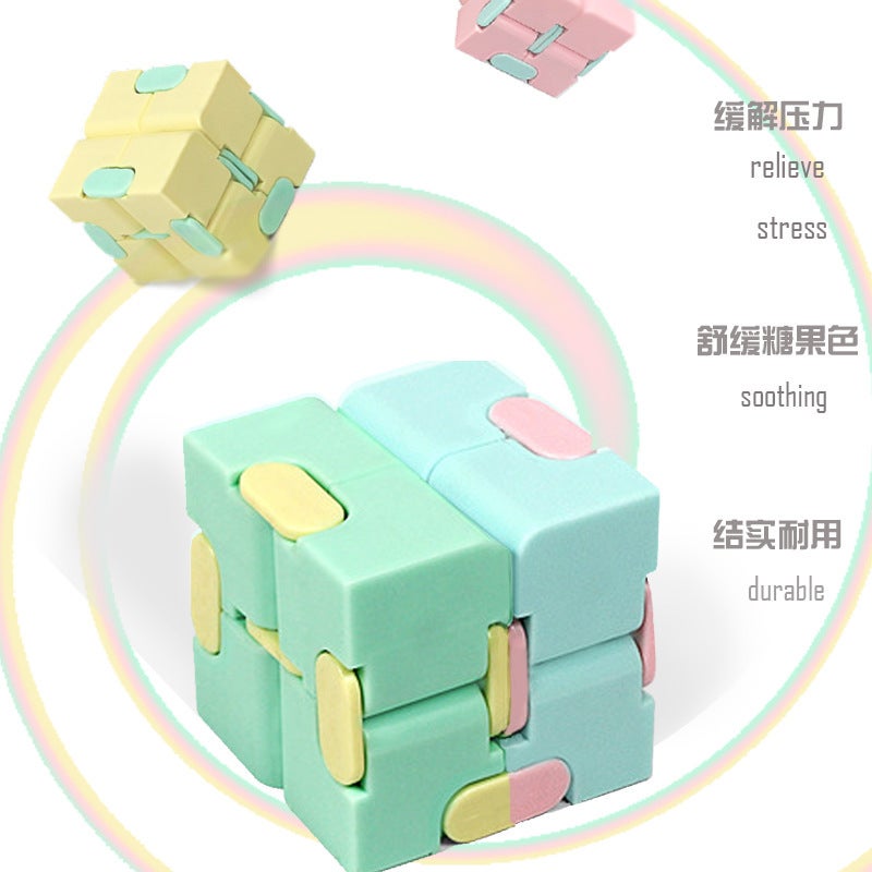Macaron Infinite Rubik'S Cube Decompression Anti-Pressure Artifact Intelligence Decompression Finger Puzzle Rubik'S Cube Toy Manufacturers - Image 3