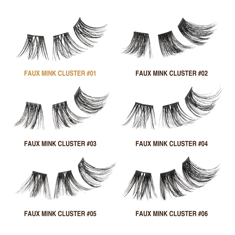 i.Envy i•ENVY DIY Eyelash Extension Demi Extended - Featherlight Synthetic Reusable Artificial Eyelashes Multipack Lash Clusters - Image 4
