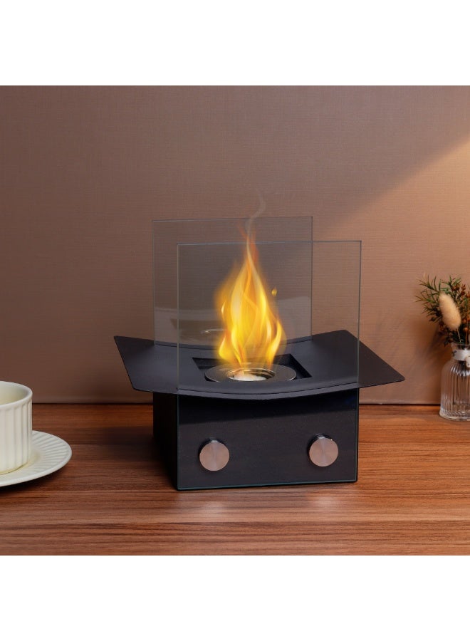 JHY DESIGN 20cm Portable Fire Bowl, Clean Burning Bio Ethanol Tabletop Fireplace with Vent, Suitable for Indoor and Outdoor Parties and Events - Image 5