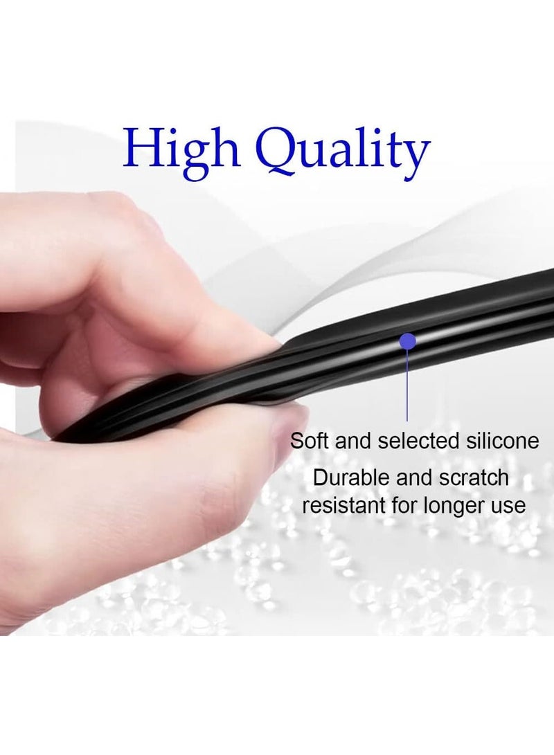 10Pcs Windshield Wiper Blades Refills, DIY Frameless Window Boneless Insert Silicone Strips, Automotive Replacement Windshield Wiper Blades for Most Vehicles (26 INCH) - Image 3