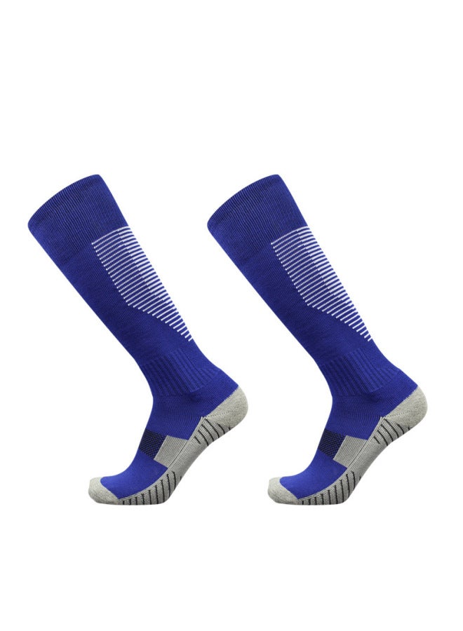 Adult Men's Over-the-knee Towel Bottom Non-slip Shock-absorbing Professional Football Socks Children's Training Socks Women's Long Tube