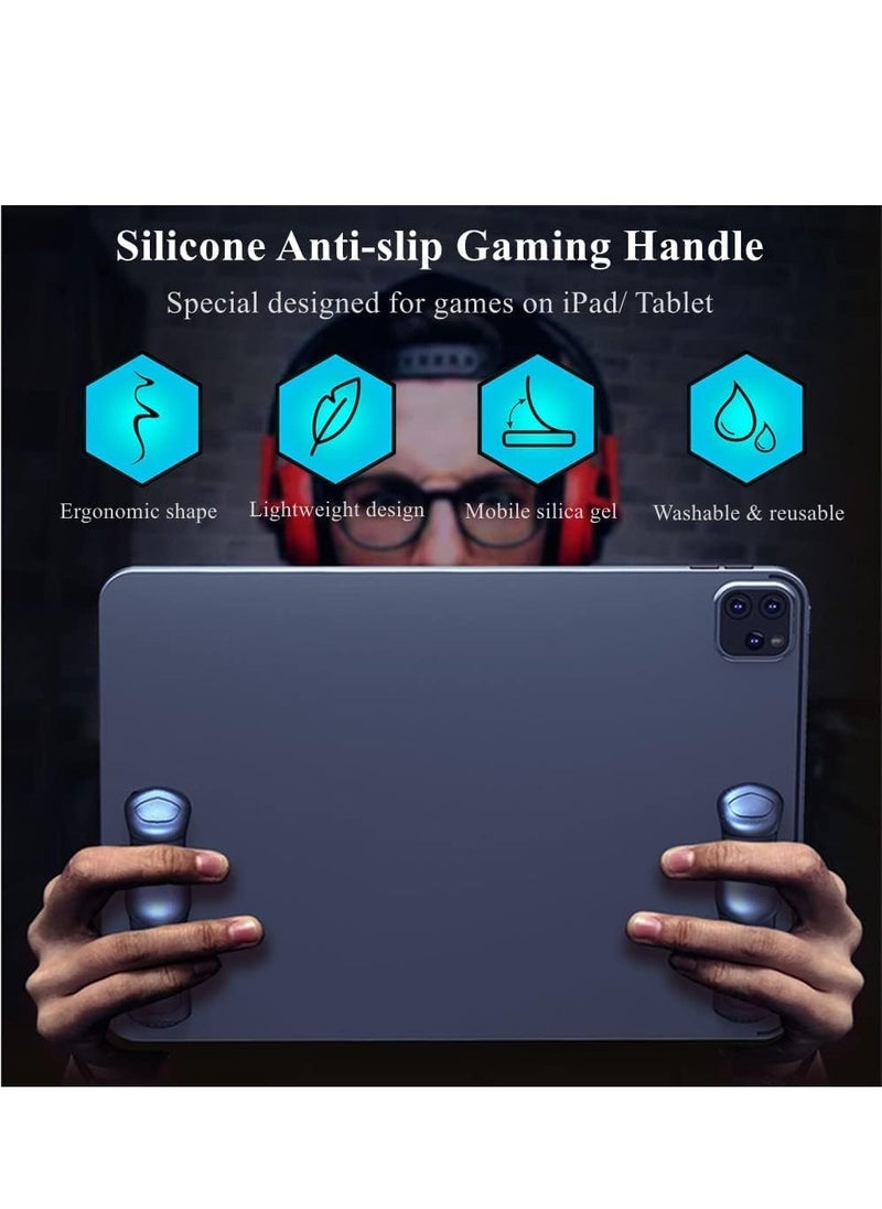 Generic - Mobile PUBG Game Controller For Ipad Tablet, Six Finger Gamepad Joystick Continuous Click, Sensitive Shoot Aim Grip Trigger Switches Joystick - Image 1