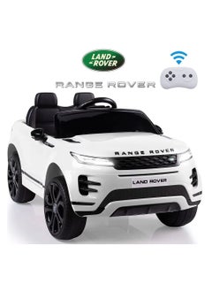 Range Rover سيارة ركوب للأطفال رينج روفر - أبيض (12 فولت)  - Image 1