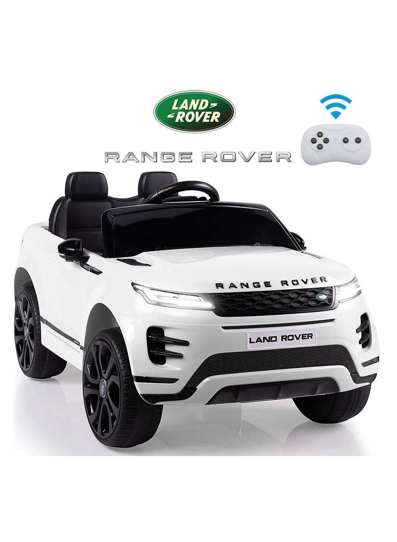Range Rover سيارة ركوب للأطفال رينج روفر - أبيض (12 فولت) - Image 1