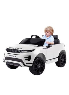 Range Rover سيارة ركوب للأطفال رينج روفر - أبيض (12 فولت)  - Image 2