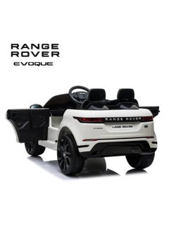 Range Rover سيارة ركوب للأطفال رينج روفر - أبيض (12 فولت)  - Image 3