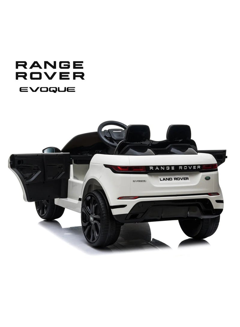 Range Rover سيارة ركوب للأطفال رينج روفر - أبيض (12 فولت) - Image 3