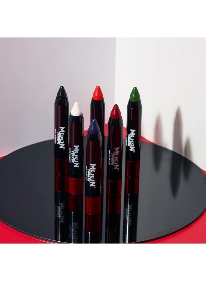 Moon Terror Halloween Face Paint Stick Body Crayon by Moon Terror, SFX Make up - Set of 6 - Special Effects Make up - 0.12oz - Image 4