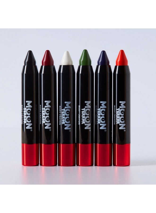 Moon Terror Halloween Face Paint Stick Body Crayon by Moon Terror, SFX Make up - Set of 6 - Special Effects Make up - 0.12oz - Image 3