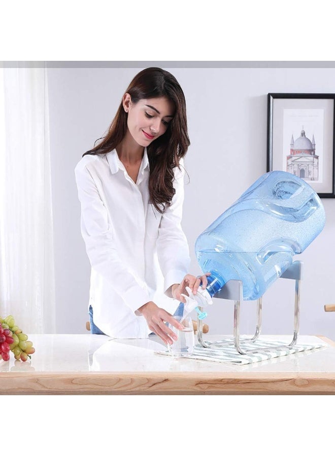 2 canned water bottle distribution valves, water bottle cap and mouth, reusable plastic faucet, 5-gallon water bottle water dispenser, 2 water bottle valves - standard water bottle manual water dispenser - Image 1