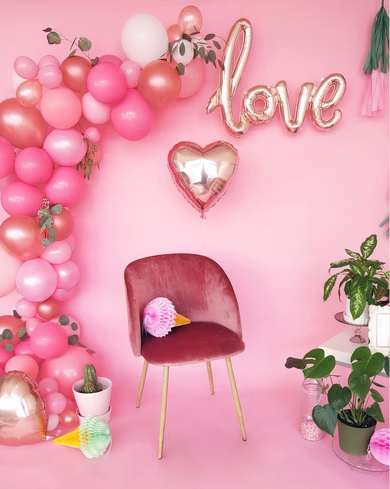 SpecialYou.in Special You Balloon decoration kit with rose gold metallic and pastel balloons for decoration, party balloons for wedding anniversary, proposal, photoshoot, valentine's day-49pcs - Image 1