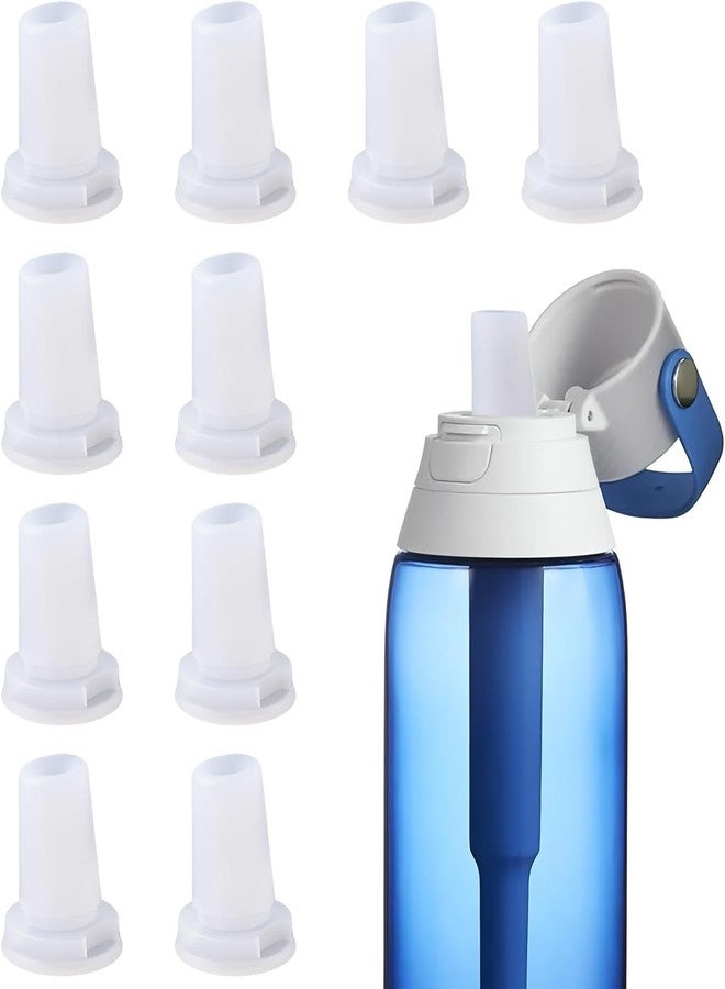 Dollform 10 Pack Water Bottle Mouthpiece Replacement Compatible with Brita Bottle, Silicone Water Bottles Mouthpiece Replacement, Compatible with Brita Filter Water Bottle & Stainless Steel Bottles Parts - Image 1