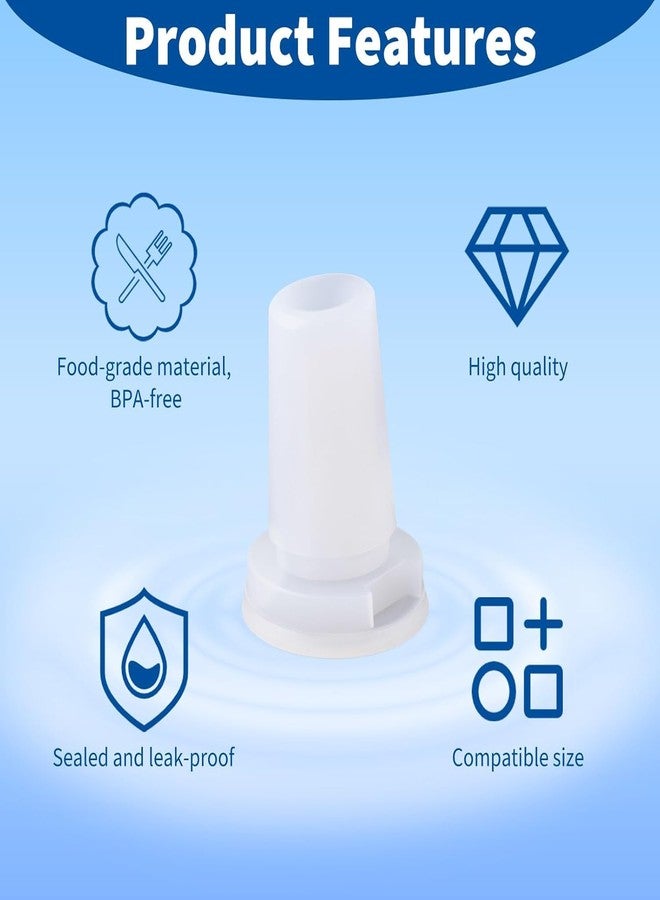 Dollform 10 Pack Water Bottle Mouthpiece Replacement Compatible with Brita Bottle, Silicone Water Bottles Mouthpiece Replacement, Compatible with Brita Filter Water Bottle & Stainless Steel Bottles Parts - Image 3