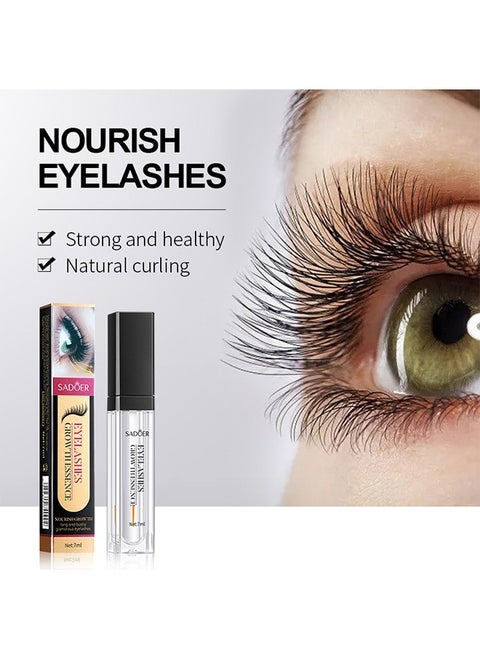 Eyelashes Growth Essence - Hair Brow Lash Serum Boosts Eyelash for Thicker Fuller Looking Lashes and Eyebrows Improves Short Eyelashes & Thin Brows Vegan Cruelty Irritation Free Formula