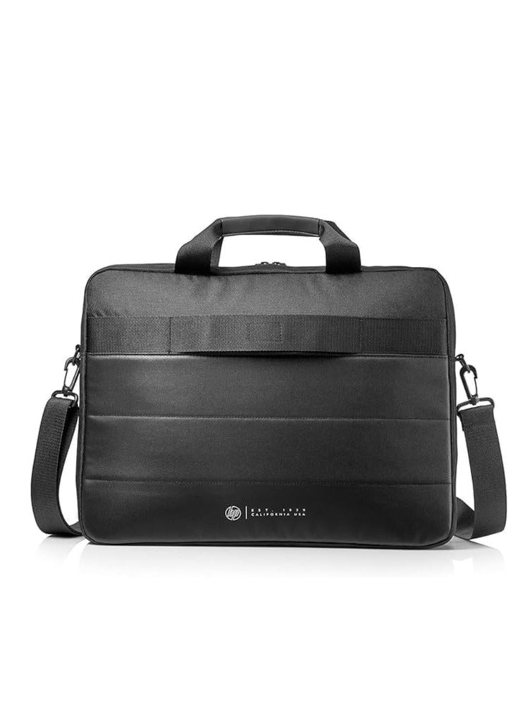 hp Classic 15.6" Water Resistant Laptop Bag 1FK07AA - Black - Image 2