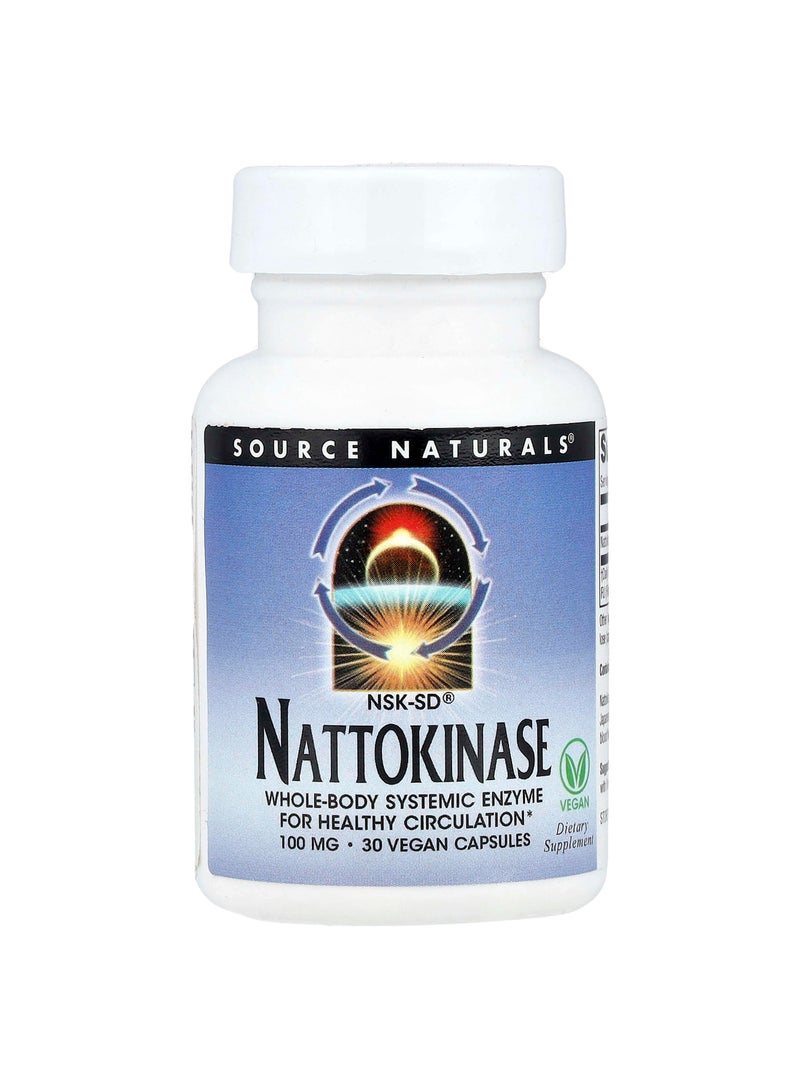 NSK-SD® Nattokinase, 100 mg, 30 Vegan Capsules