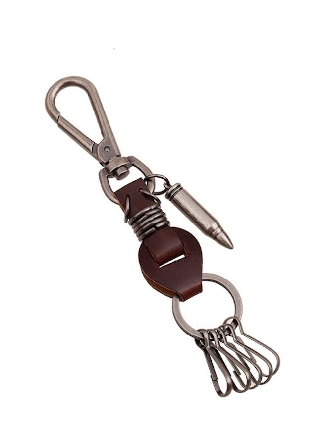 NIBEMINENT Bullet Shaped Pendant Punk Style Key Chain