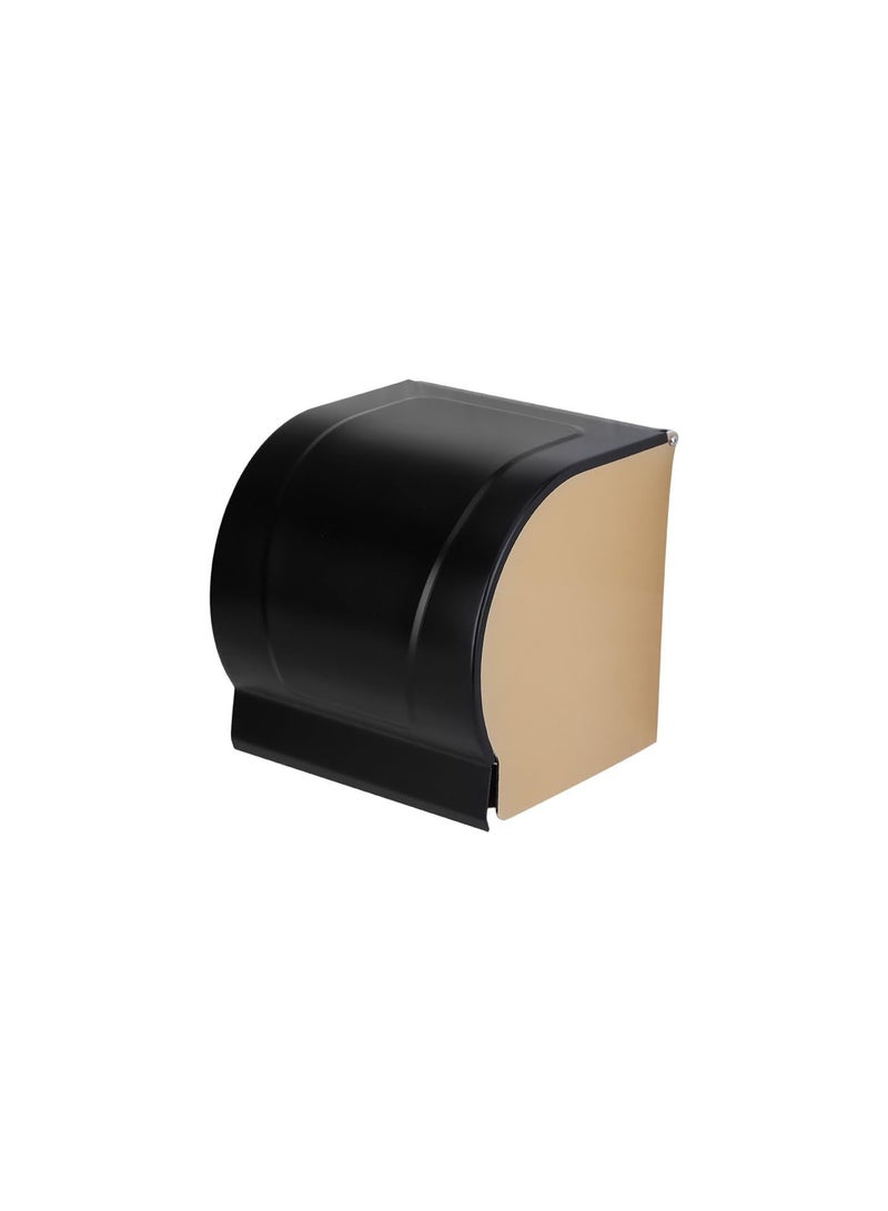 GGOOT Roll Paper Towel Holder, Wall Mounted Toilet Paper Holder Stand Tissue Paper Roll Dispenser Aluminum Bathroom Hardware Accessory 4.92 x 4.92 x 4.92inch - Image 2