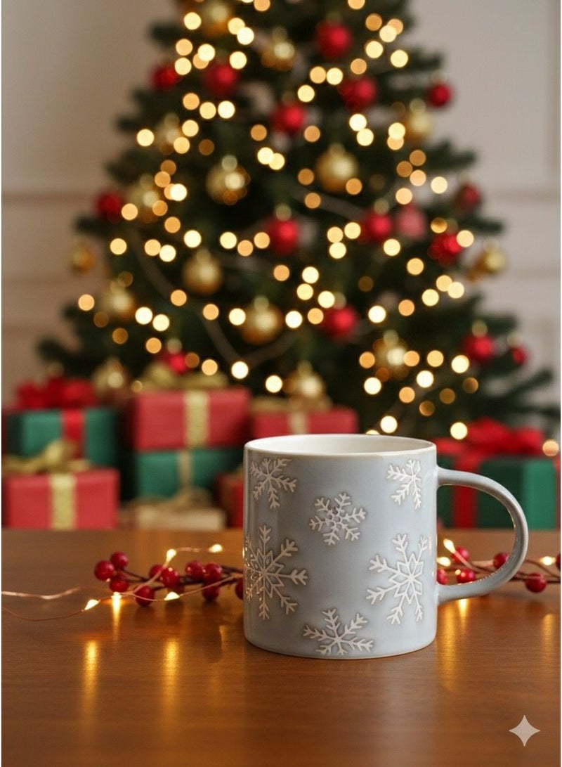 Large Christmas mug, coffee and Nescafe mug, Christmas mug