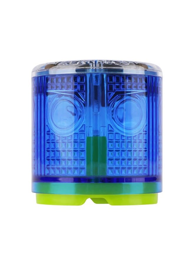 Aolyty Solar Strobe Warning Light Strong Magnetic Base Flashing Super Bright 360 Degree Automatically Turn On Waterproof for Construction Traffic Factory (Blue) - Image 1